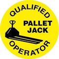 Nmc Qualified Pallet Jack Operator Hard Hat Emblem, Pk25 HH85R